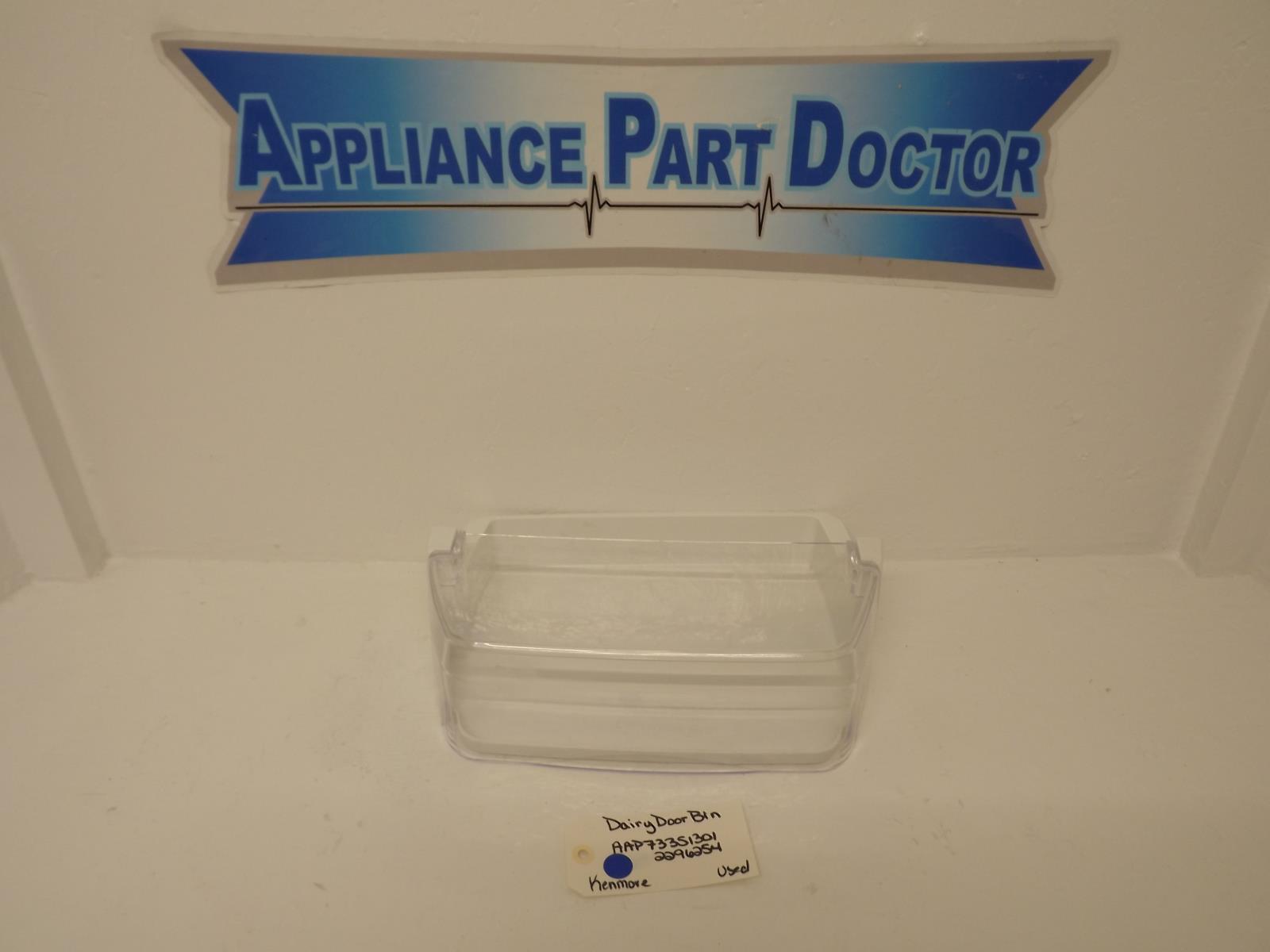 Kenmore Refrigerator AAP73351301 2296254 Dairy Door Bin Used Kenmore Refrigerator AAP73351301 2296254 Dairy Door Bin Used